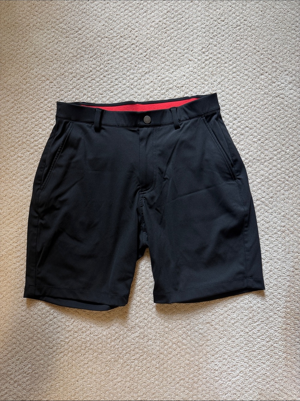 Men's Radvanly Black Performance Golf Shorts